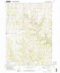 Waterville Iowa Historical topographic map, 1:24000 scale, 7.5 X 7.5 Minute, Year 1971