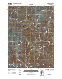 Waterville Iowa Historical topographic map, 1:24000 scale, 7.5 X 7.5 Minute, Year 2010