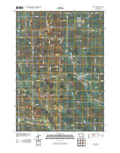 Waucoma Iowa Historical topographic map, 1:24000 scale, 7.5 X 7.5 Minute, Year 2010