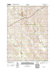 Waucoma Iowa Historical topographic map, 1:24000 scale, 7.5 X 7.5 Minute, Year 2013