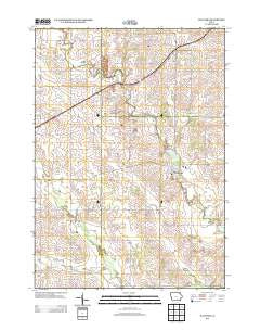 Waucoma Iowa Historical topographic map, 1:24000 scale, 7.5 X 7.5 Minute, Year 2013
