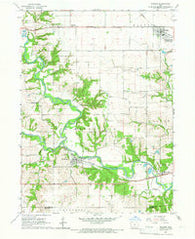 Waukee Iowa Historical topographic map, 1:24000 scale, 7.5 X 7.5 Minute, Year 1965