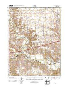 Waukee Iowa Historical topographic map, 1:24000 scale, 7.5 X 7.5 Minute, Year 2013
