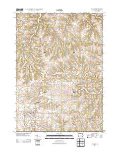 Waukon Iowa Historical topographic map, 1:24000 scale, 7.5 X 7.5 Minute, Year 2013