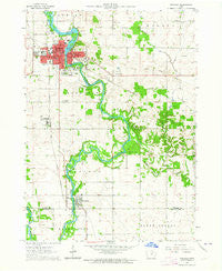 Waverly Iowa Historical topographic map, 1:24000 scale, 7.5 X 7.5 Minute, Year 1963