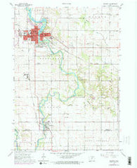 Waverly Iowa Historical topographic map, 1:24000 scale, 7.5 X 7.5 Minute, Year 1963