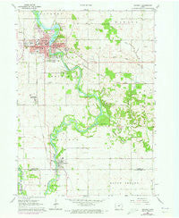 Waverly Iowa Historical topographic map, 1:24000 scale, 7.5 X 7.5 Minute, Year 1963
