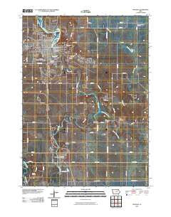 Waverly Iowa Historical topographic map, 1:24000 scale, 7.5 X 7.5 Minute, Year 2010
