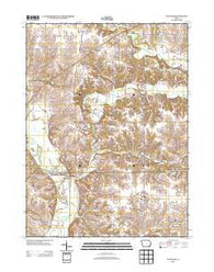 Wayland Iowa Historical topographic map, 1:24000 scale, 7.5 X 7.5 Minute, Year 2013