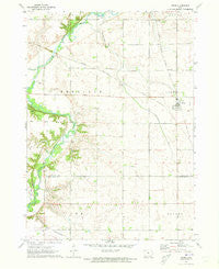 Webb Iowa Historical topographic map, 1:24000 scale, 7.5 X 7.5 Minute, Year 1971