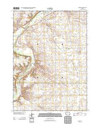 Webb Iowa Historical topographic map, 1:24000 scale, 7.5 X 7.5 Minute, Year 2013