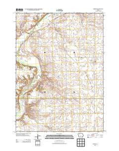 Webb Iowa Historical topographic map, 1:24000 scale, 7.5 X 7.5 Minute, Year 2013