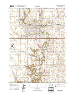 Webster City Iowa Historical topographic map, 1:24000 scale, 7.5 X 7.5 Minute, Year 2013