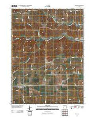 Weldon Iowa Historical topographic map, 1:24000 scale, 7.5 X 7.5 Minute, Year 2010