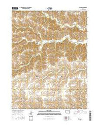 Weldon Iowa Current topographic map, 1:24000 scale, 7.5 X 7.5 Minute, Year 2015