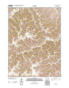 Weller Iowa Historical topographic map, 1:24000 scale, 7.5 X 7.5 Minute, Year 2013