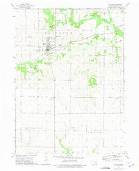 Wellman Iowa Historical topographic map, 1:24000 scale, 7.5 X 7.5 Minute, Year 1973