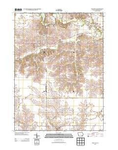 Wellman Iowa Historical topographic map, 1:24000 scale, 7.5 X 7.5 Minute, Year 2013