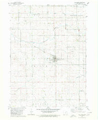 Wellsburg Iowa Historical topographic map, 1:24000 scale, 7.5 X 7.5 Minute, Year 1980
