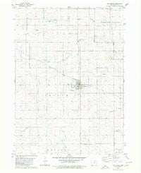 Wellsburg Iowa Historical topographic map, 1:24000 scale, 7.5 X 7.5 Minute, Year 1980