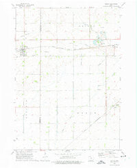 Wesley Iowa Historical topographic map, 1:24000 scale, 7.5 X 7.5 Minute, Year 1972