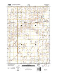 Wesley Iowa Historical topographic map, 1:24000 scale, 7.5 X 7.5 Minute, Year 2013