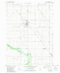 West Bend Iowa Historical topographic map, 1:24000 scale, 7.5 X 7.5 Minute, Year 1980