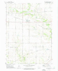 West Chester Iowa Historical topographic map, 1:24000 scale, 7.5 X 7.5 Minute, Year 1973