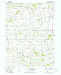 West Grove Iowa Historical topographic map, 1:24000 scale, 7.5 X 7.5 Minute, Year 1979