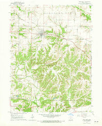 West Point Iowa Historical topographic map, 1:24000 scale, 7.5 X 7.5 Minute, Year 1964