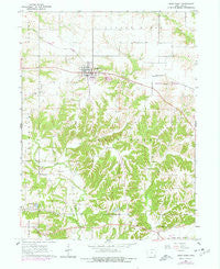 West Point Iowa Historical topographic map, 1:24000 scale, 7.5 X 7.5 Minute, Year 1964