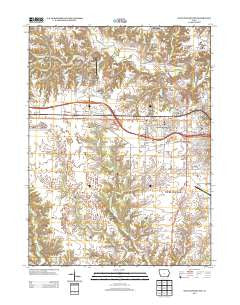 West Burlington Iowa Historical topographic map, 1:24000 scale, 7.5 X 7.5 Minute, Year 2013