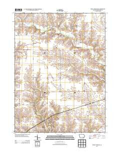 West Chester Iowa Historical topographic map, 1:24000 scale, 7.5 X 7.5 Minute, Year 2013