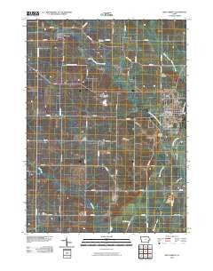 West Liberty Iowa Historical topographic map, 1:24000 scale, 7.5 X 7.5 Minute, Year 2010