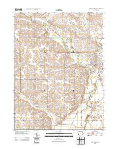 West Liberty Iowa Historical topographic map, 1:24000 scale, 7.5 X 7.5 Minute, Year 2013