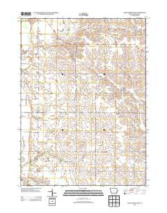 West Liberty SW Iowa Historical topographic map, 1:24000 scale, 7.5 X 7.5 Minute, Year 2013