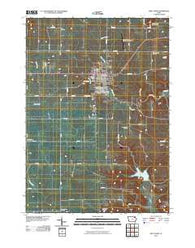 West Union Iowa Historical topographic map, 1:24000 scale, 7.5 X 7.5 Minute, Year 2010