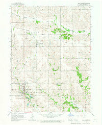 What Cheer Iowa Historical topographic map, 1:24000 scale, 7.5 X 7.5 Minute, Year 1965