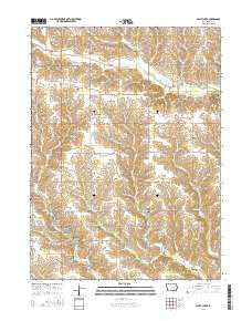 What Cheer Iowa Current topographic map, 1:24000 scale, 7.5 X 7.5 Minute, Year 2015