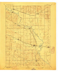 Wheatland Iowa Historical topographic map, 1:62500 scale, 15 X 15 Minute, Year 1894