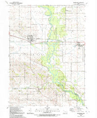 Wheatland Iowa Historical topographic map, 1:24000 scale, 7.5 X 7.5 Minute, Year 1991