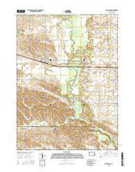 Wheatland Iowa Current topographic map, 1:24000 scale, 7.5 X 7.5 Minute, Year 2015