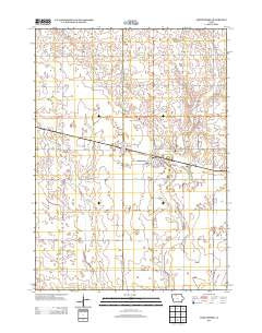 Whittemore Iowa Historical topographic map, 1:24000 scale, 7.5 X 7.5 Minute, Year 2013