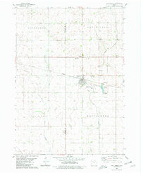 Whittermore Iowa Historical topographic map, 1:24000 scale, 7.5 X 7.5 Minute, Year 1980