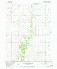 Wightman Iowa Historical topographic map, 1:24000 scale, 7.5 X 7.5 Minute, Year 1980