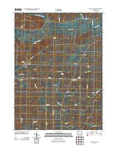 Frytown Iowa Historical topographic map, 1:24000 scale, 7.5 X 7.5 Minute, Year 2011