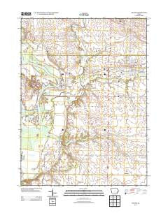 Wilton Iowa Historical topographic map, 1:24000 scale, 7.5 X 7.5 Minute, Year 2013