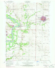 Wilton Junction Iowa Historical topographic map, 1:24000 scale, 7.5 X 7.5 Minute, Year 1953
