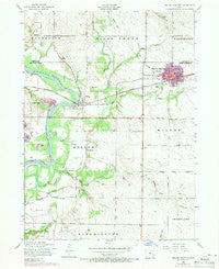 Wilton Junction Iowa Historical topographic map, 1:24000 scale, 7.5 X 7.5 Minute, Year 1953