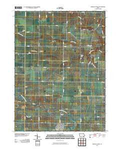 Winfield North Iowa Historical topographic map, 1:24000 scale, 7.5 X 7.5 Minute, Year 2010
